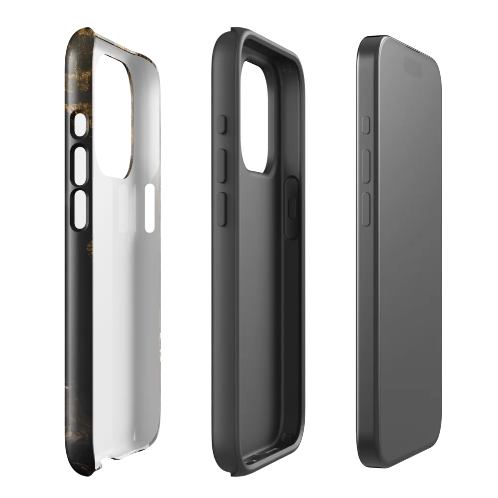 Golden Elegance: A Modern Profile Portrait