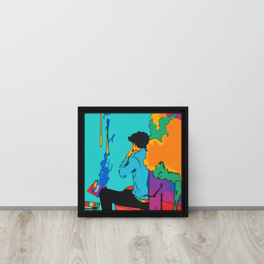 The Artist Within | Canvas with Black Frame | 12″×12″