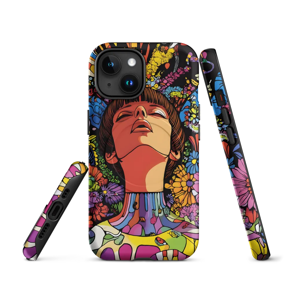 Vibrant Ecstasy: A Psychedelic Portrait