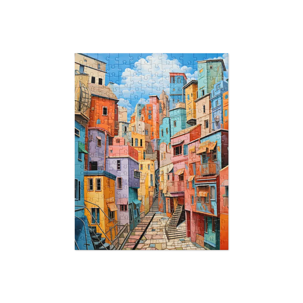 Vibrant Cityscape: A Kaleidoscope of Colors | Jigsaw Puzzle | 252/520 pieces