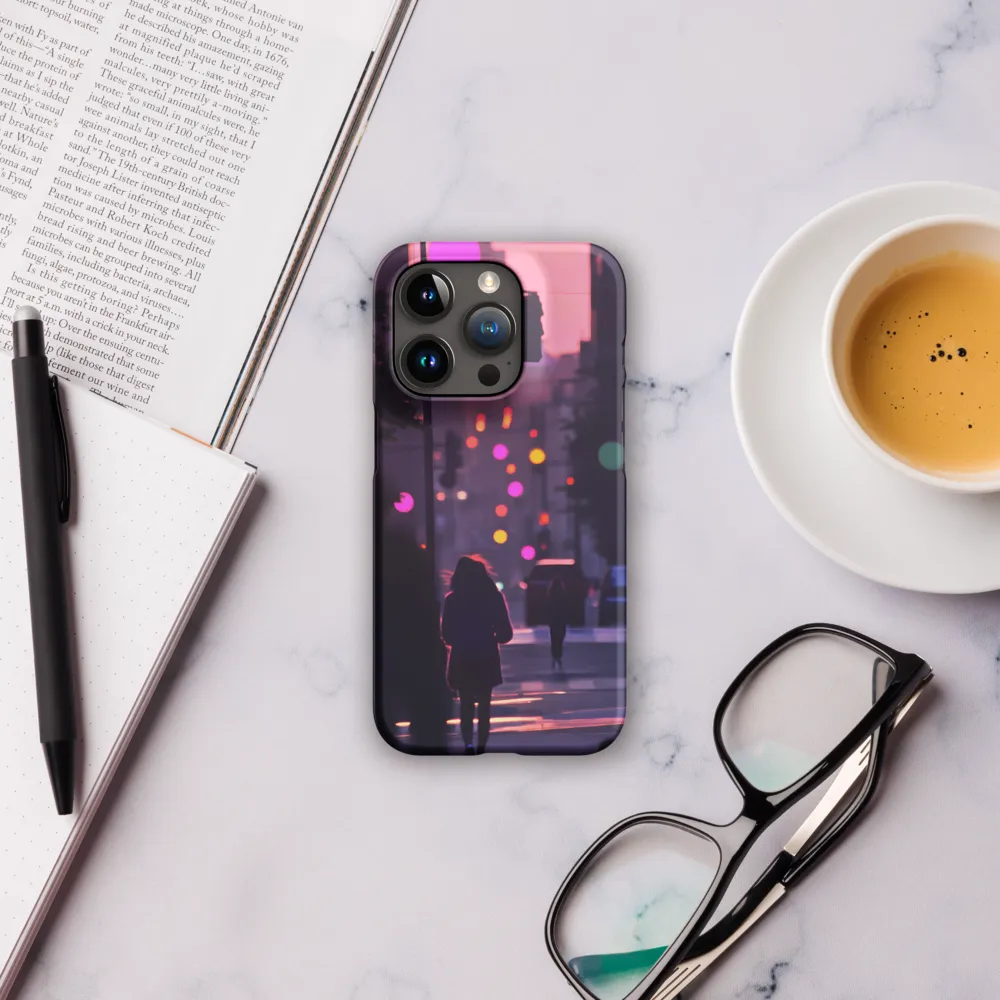City Silhouettes at Dusk | Phone Case |  15 Pro | Snap Case | Matte