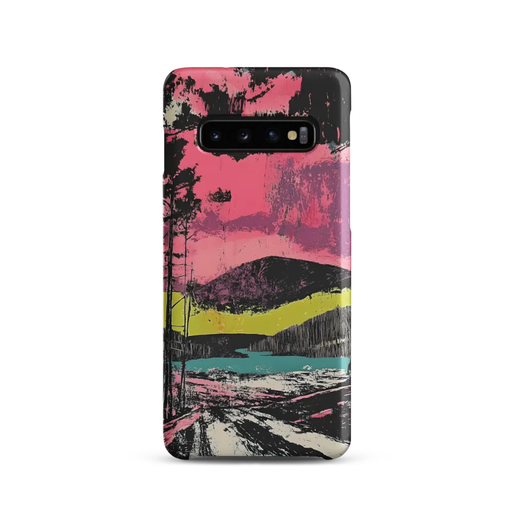 Vibrant Horizons: A Landscape in Contrast