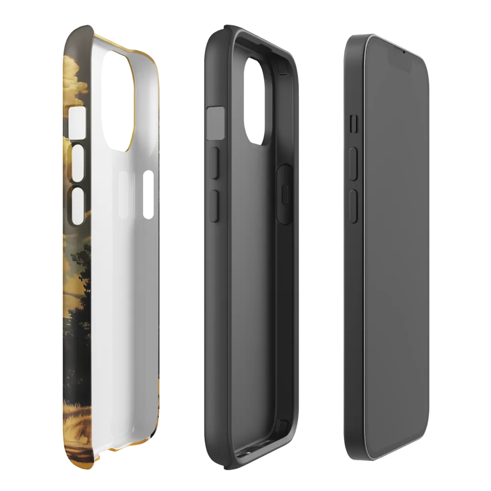 Golden Serenity in the Landscape | Phone Case |  14 | Tough Case | Matte