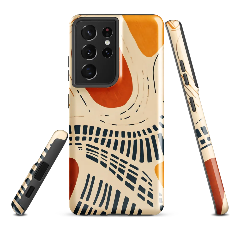 Urban Patterns in Harmony | Phone Case |  S21 Ultra | Tough Case | Glossy