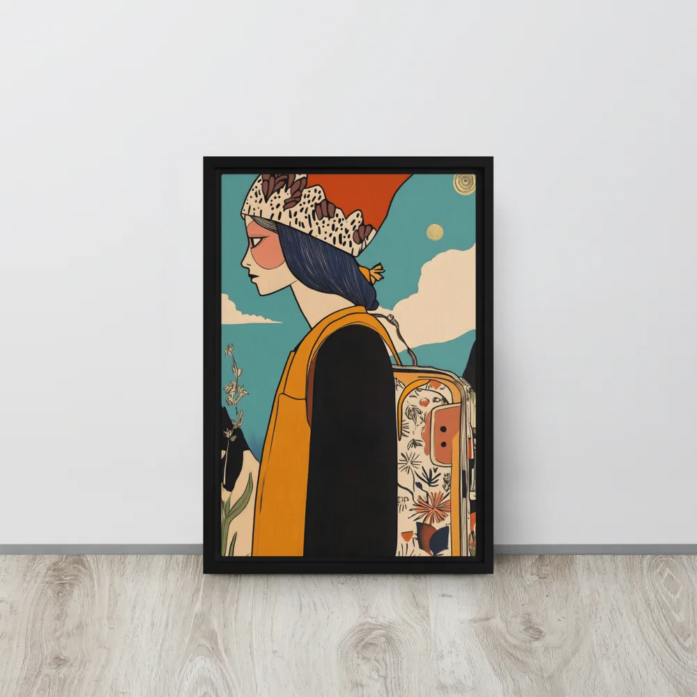Journey's Serenity | Canvas with Black Frame | 12″×18″