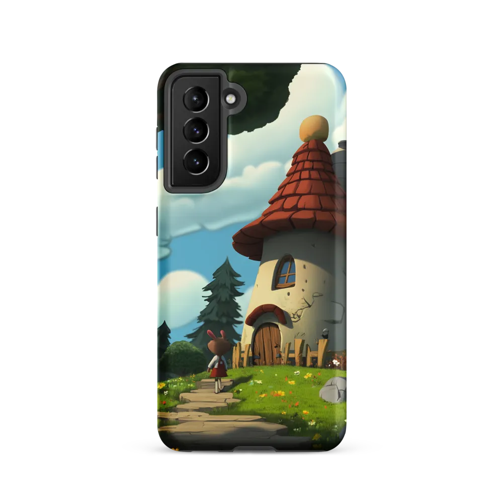 Whimsical Cottage in a Serene Landscape | Phone Case |  S21 | Tough Case | Matte