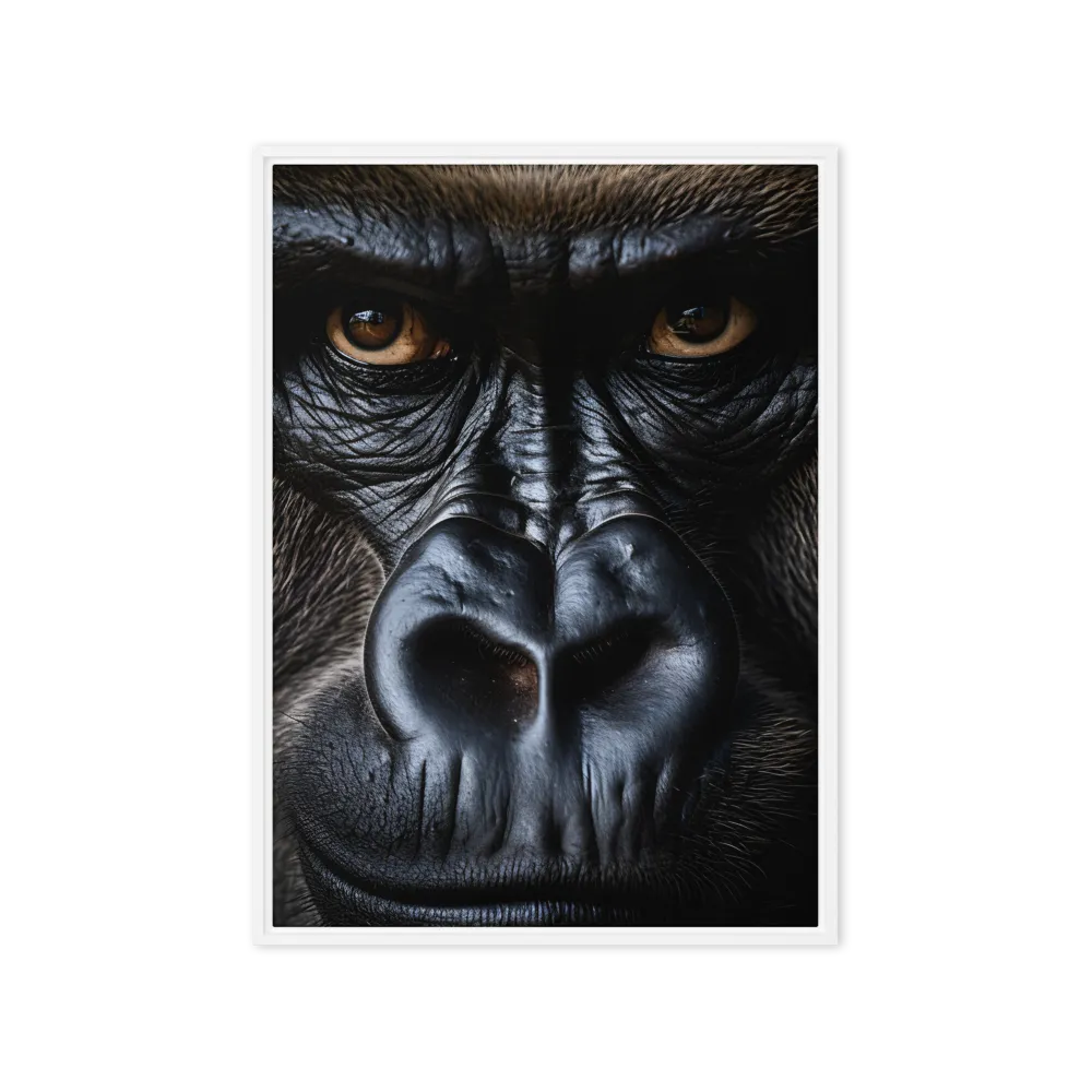 Gaze of the Wild: A Gorilla's Portrait