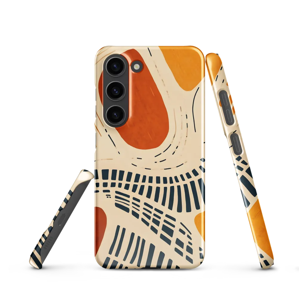 Urban Patterns in Harmony | Phone Case |  S23 | Snap Case | Glossy