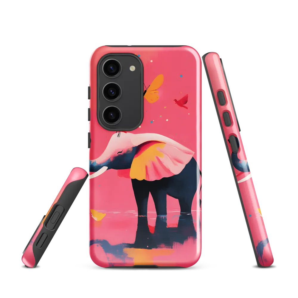 Whimsical Serenity: The Playful Elephant
