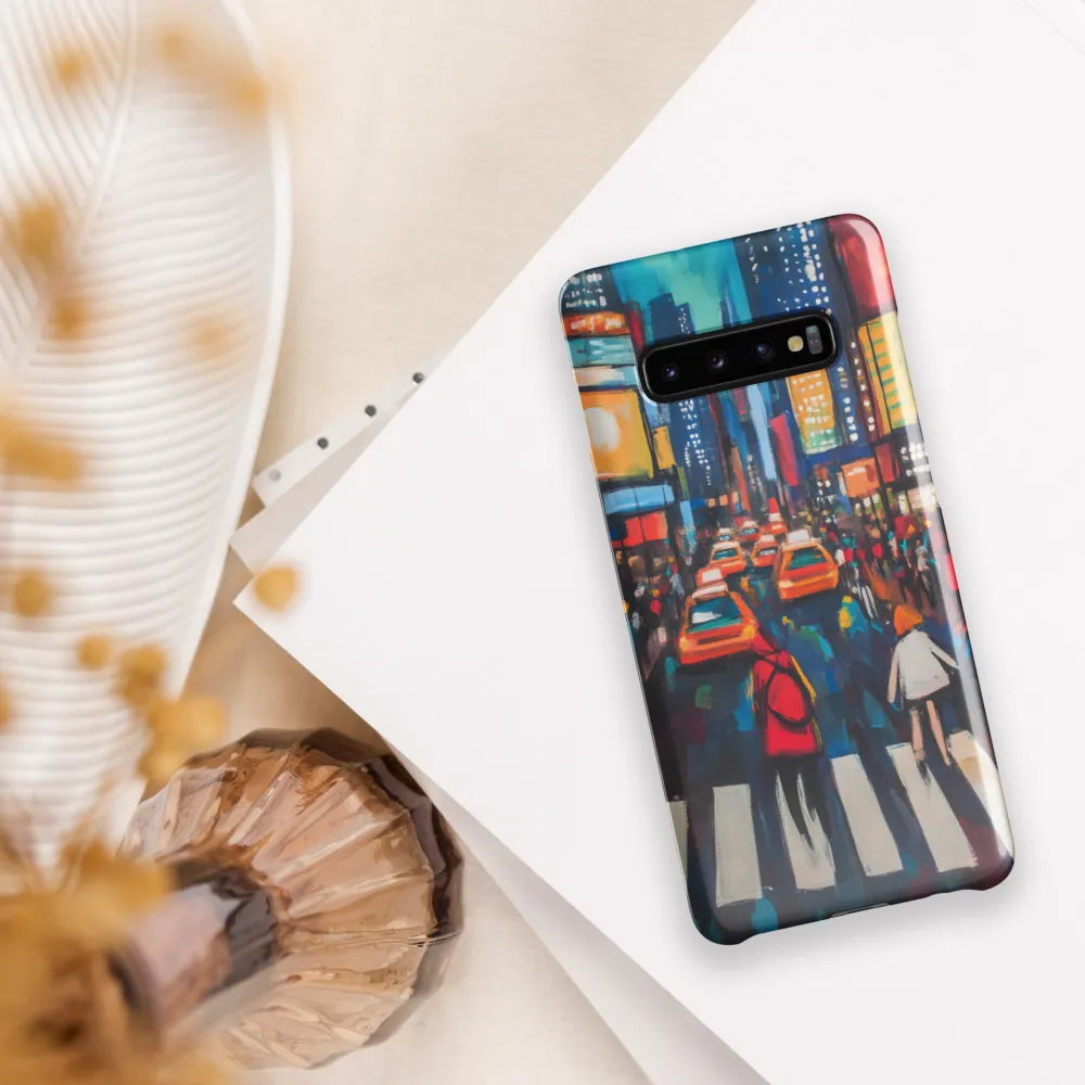 Urban Symphony: A Night in the City | Phone Case |  S10 Plus | Snap Case | Glossy