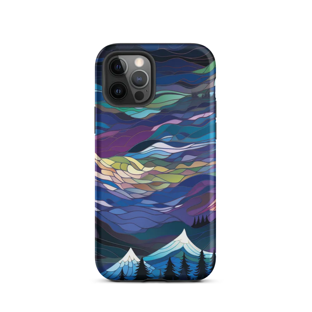 Twilight Peaks: An Abstract Mountain Landscape