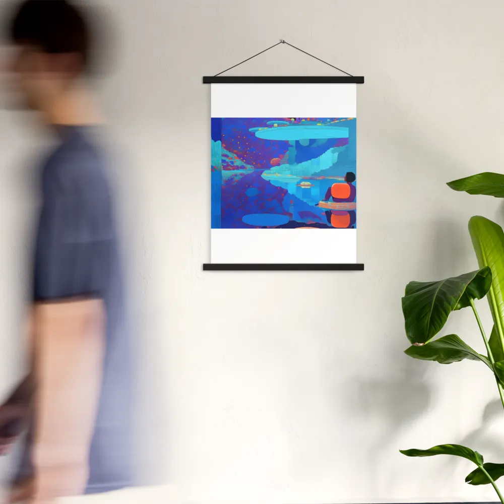 Reflections of Serenity | Poster With Black Wood Hanger | 18″×24″