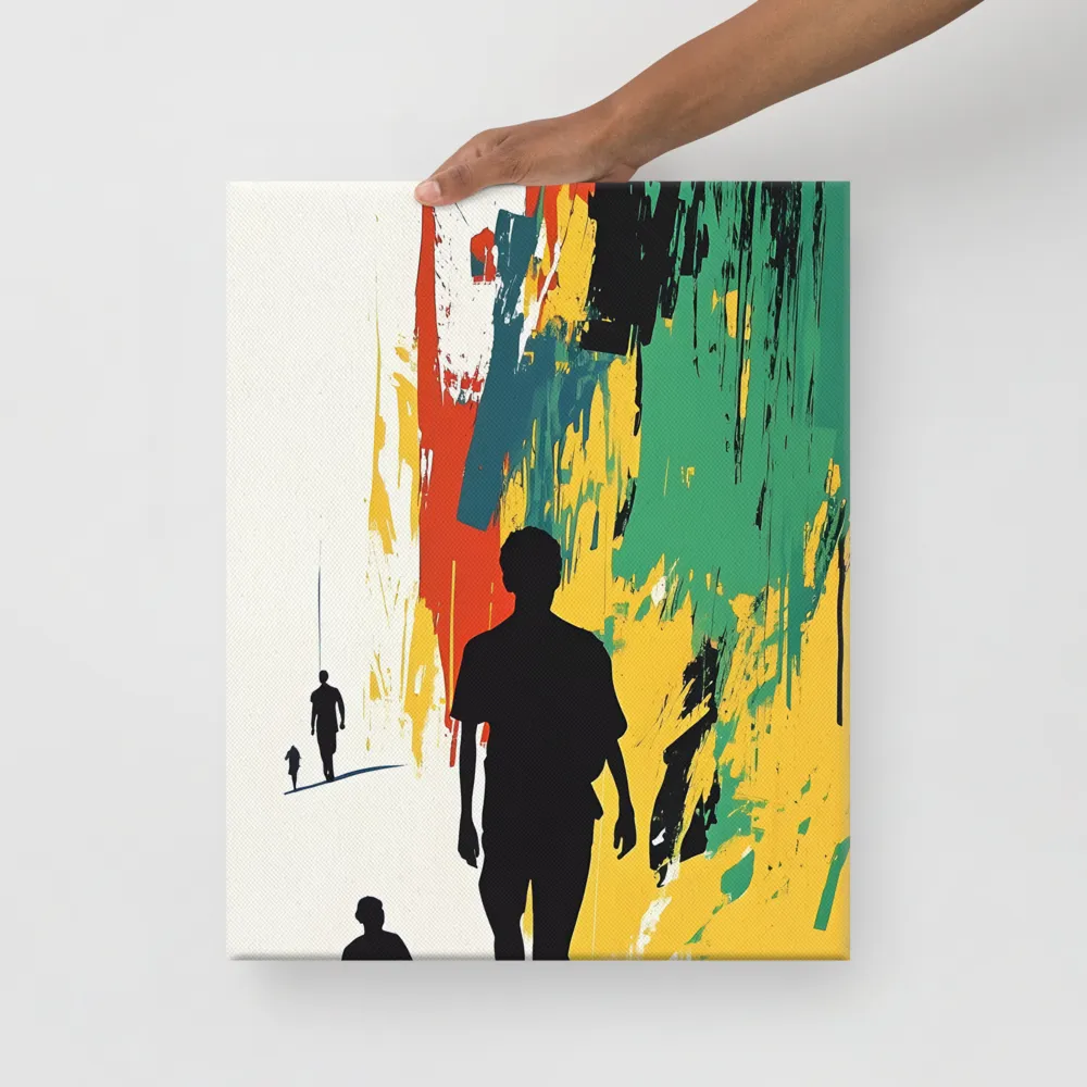 Journey of Silhouettes | Canvas | 16″×20″