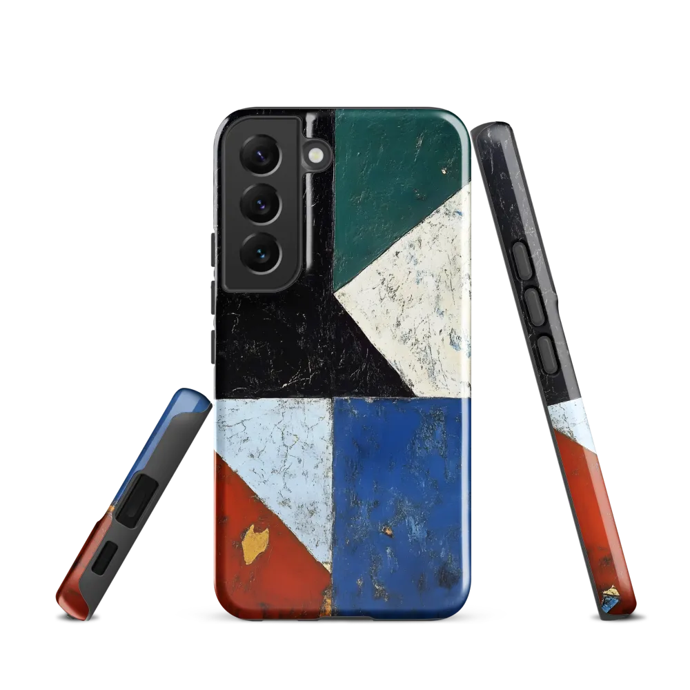 Geometric Tension: An Abstract Exploration | Phone Case |  S22 | Tough Case | Glossy