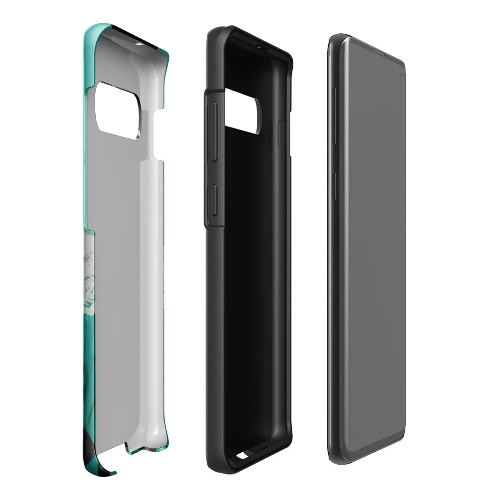 Serenity in Turquoise | Phone Case |  S10 Plus | Tough Case | Glossy