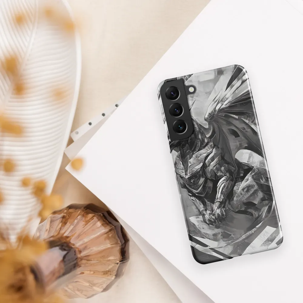 Ethereal Winged Guardian | Phone Case |  S22 Plus | Snap Case | Glossy