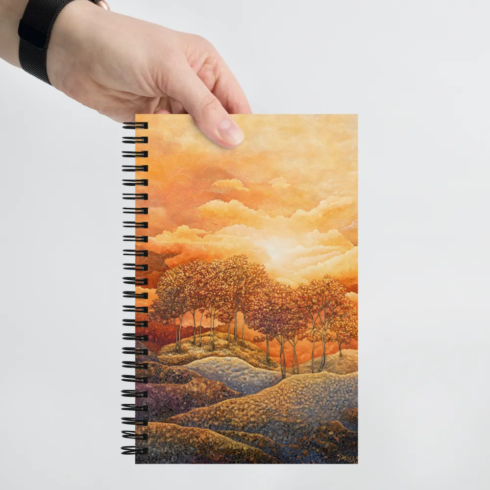 Golden Twilight | Spiral Notebook