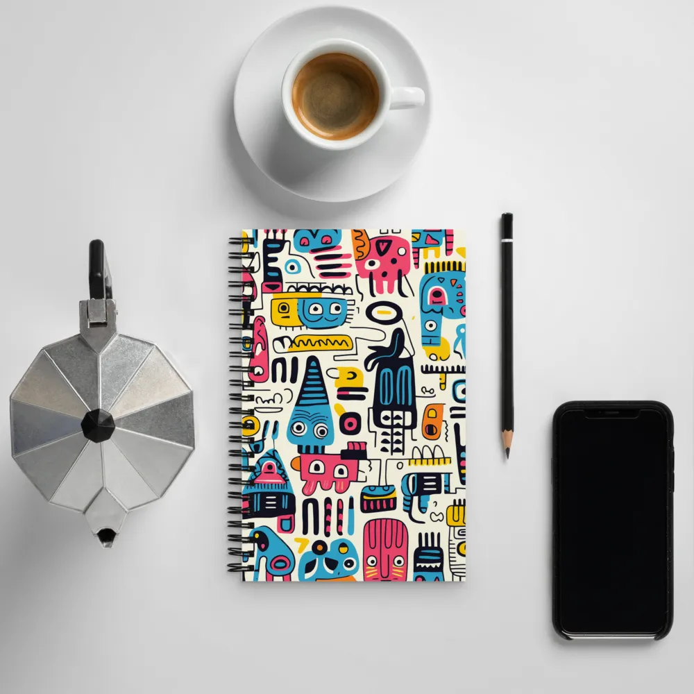 Vibrant Whimsy | Spiral Notebook