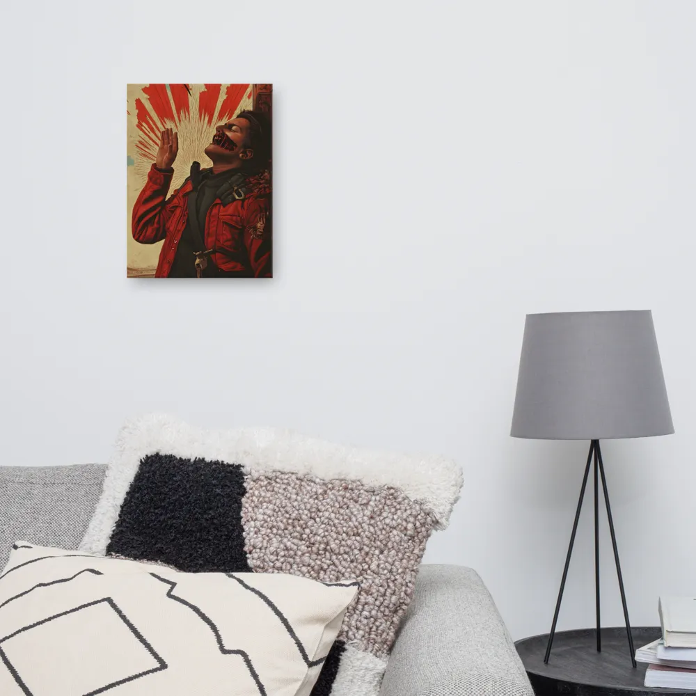 Defiant Echoes of Ruin | Canvas | 12″×16″