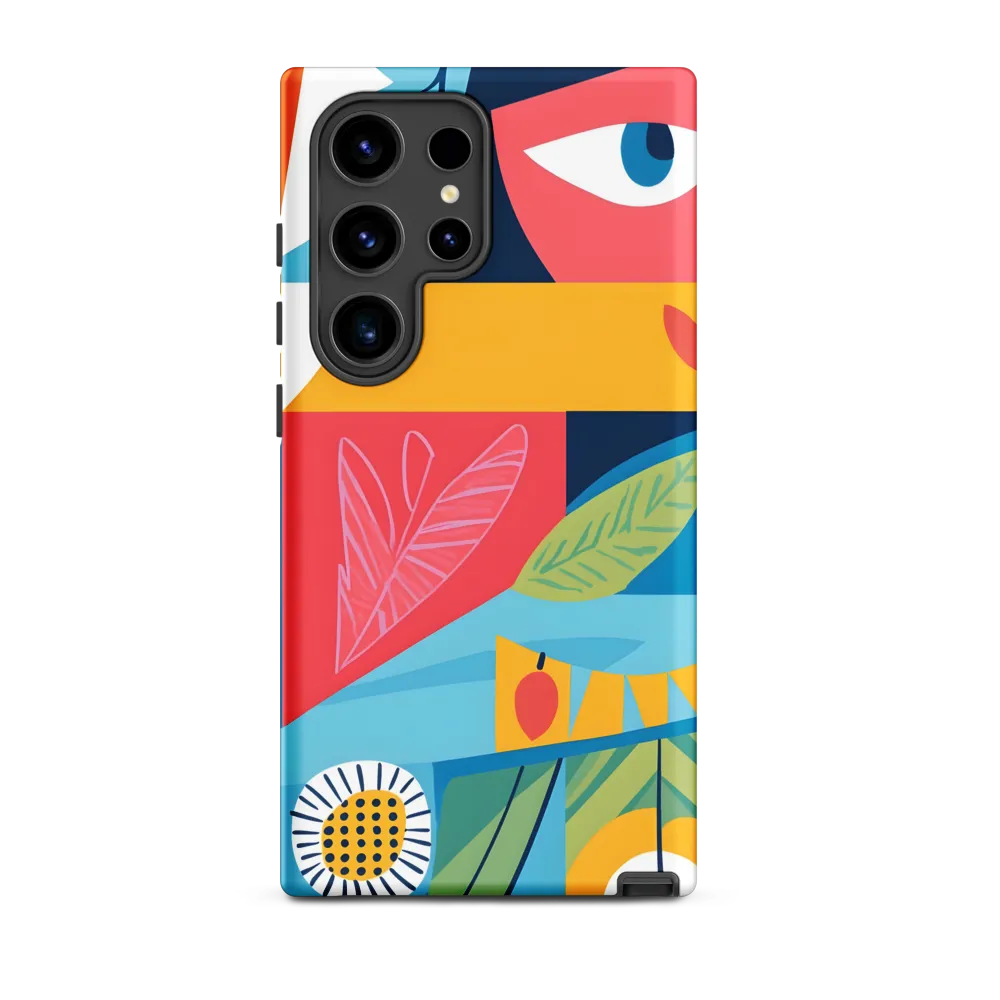 Fragmented Gaze in Botanical Blocks
