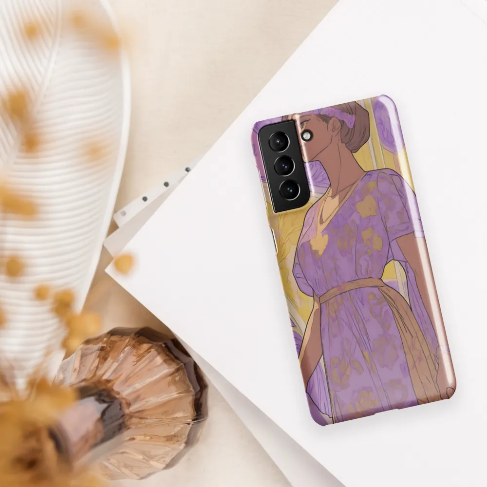 Elegance in Floral Harmony | Phone Case |  S21 Plus | Snap Case | Glossy