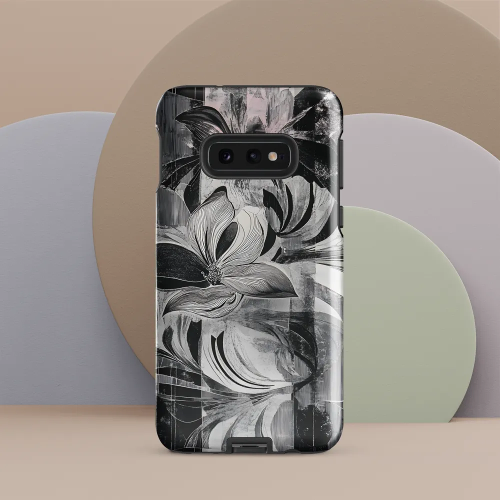 Floral Fusion in Monochrome
