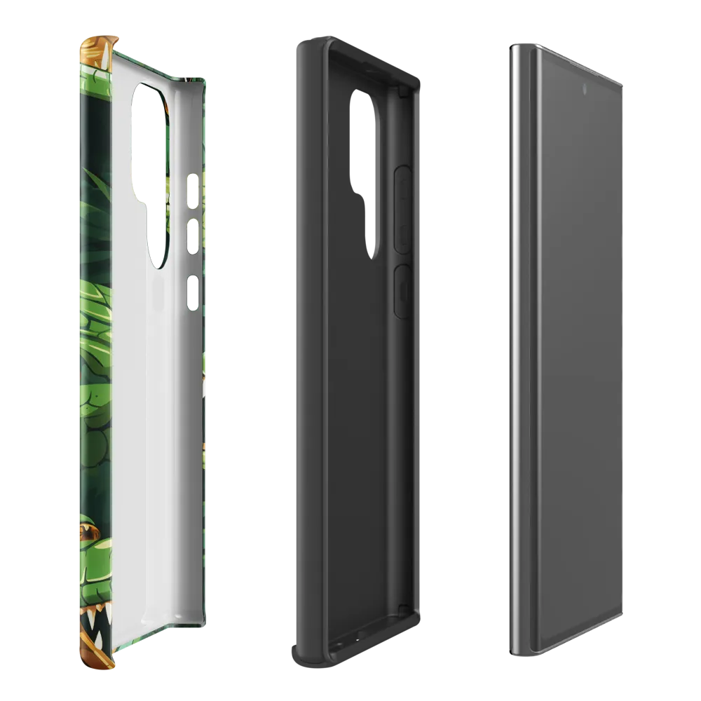 Fierce Crocodilian Medley | Phone Case |  S22 Ultra | Tough Case | Glossy