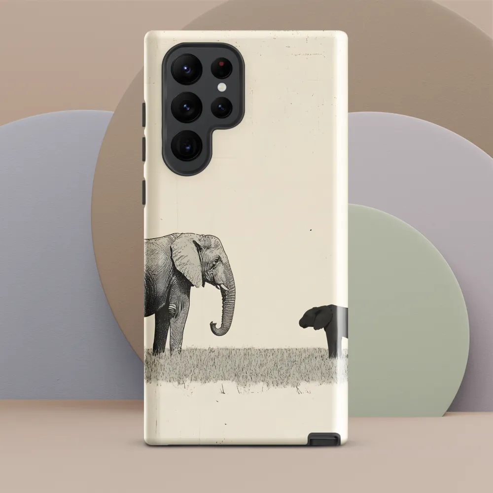 Contrasting Companions | Phone Case |  S22 Ultra | Tough Case | Glossy