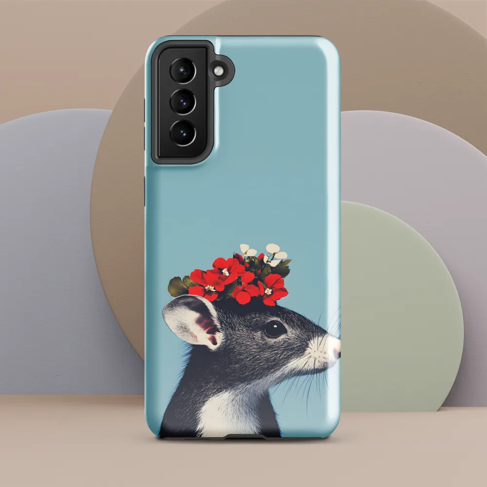 Whimsical Flora: A Mouse's Floral Crown