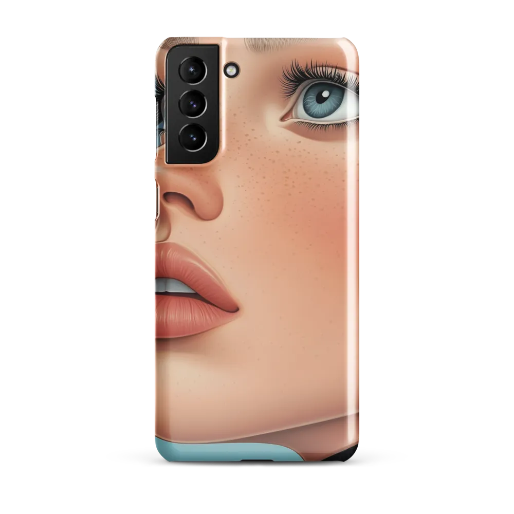 Serenity in Blue | Phone Case |  S21 Plus | Snap Case | Glossy