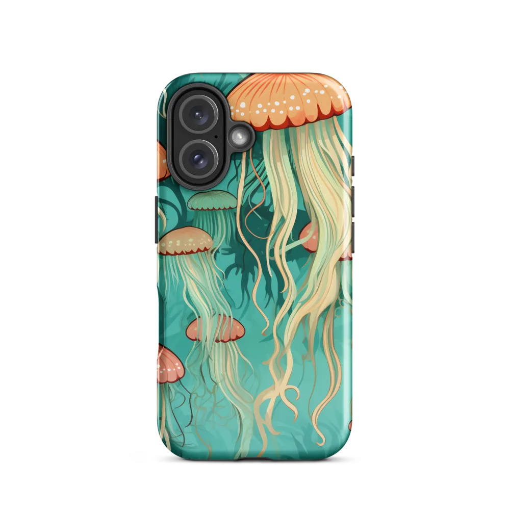 Ethereal Dance of Jellyfish | Phone Case |  16 | Tough Case | Glossy