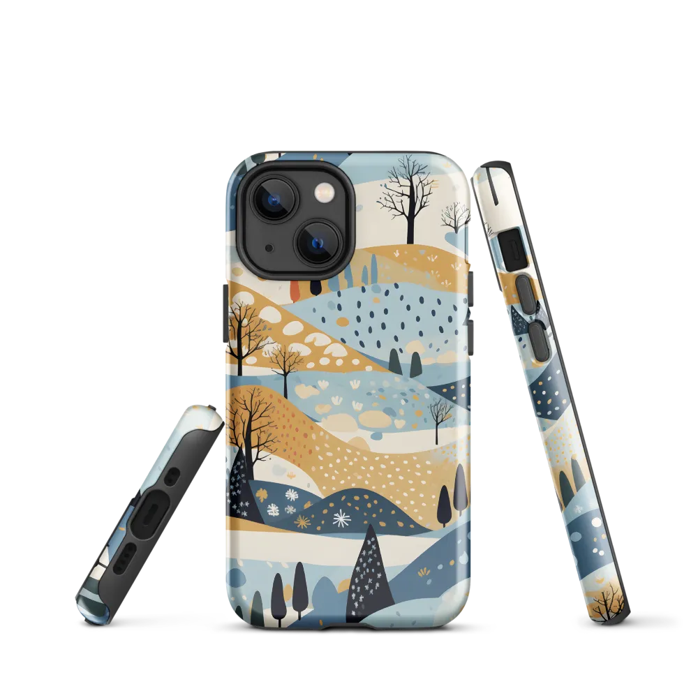 Whispers of a Playful Landscape | Phone Case |  13 mini | Tough Case | Glossy