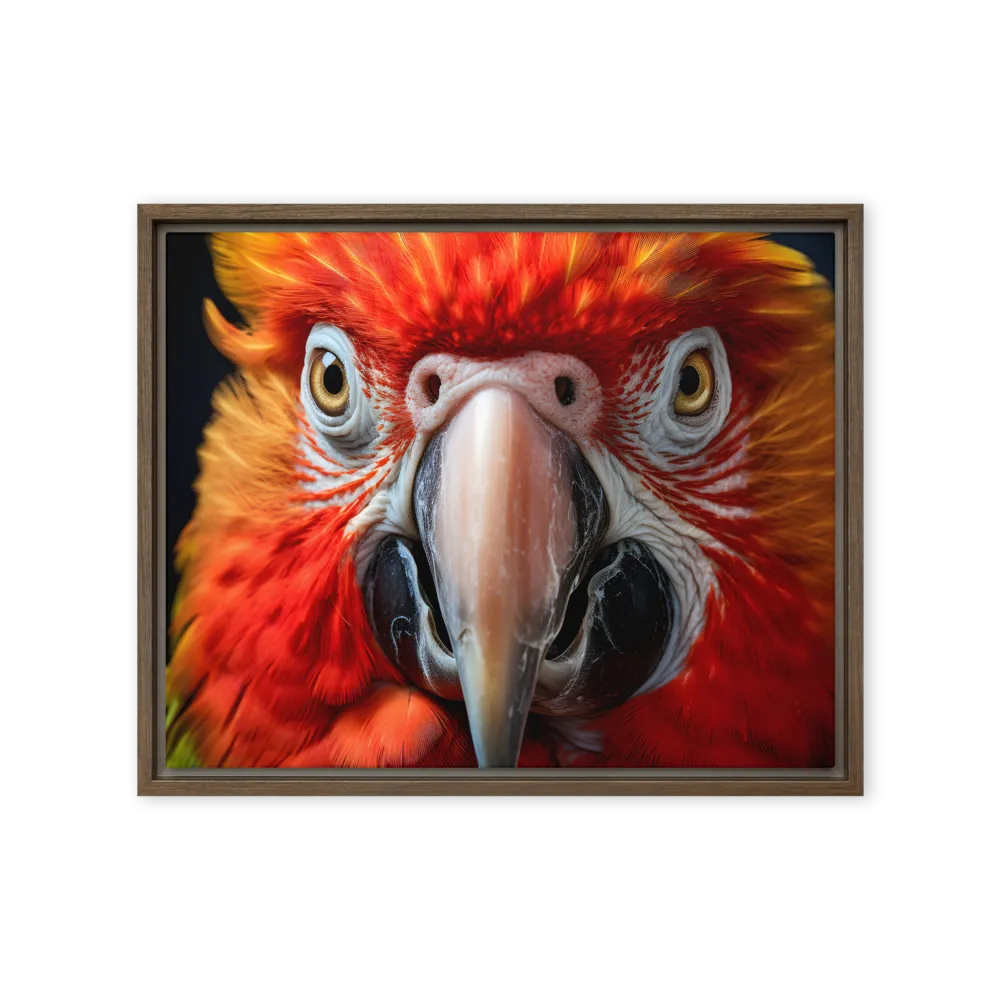 The Fiery Gaze of the Parrot