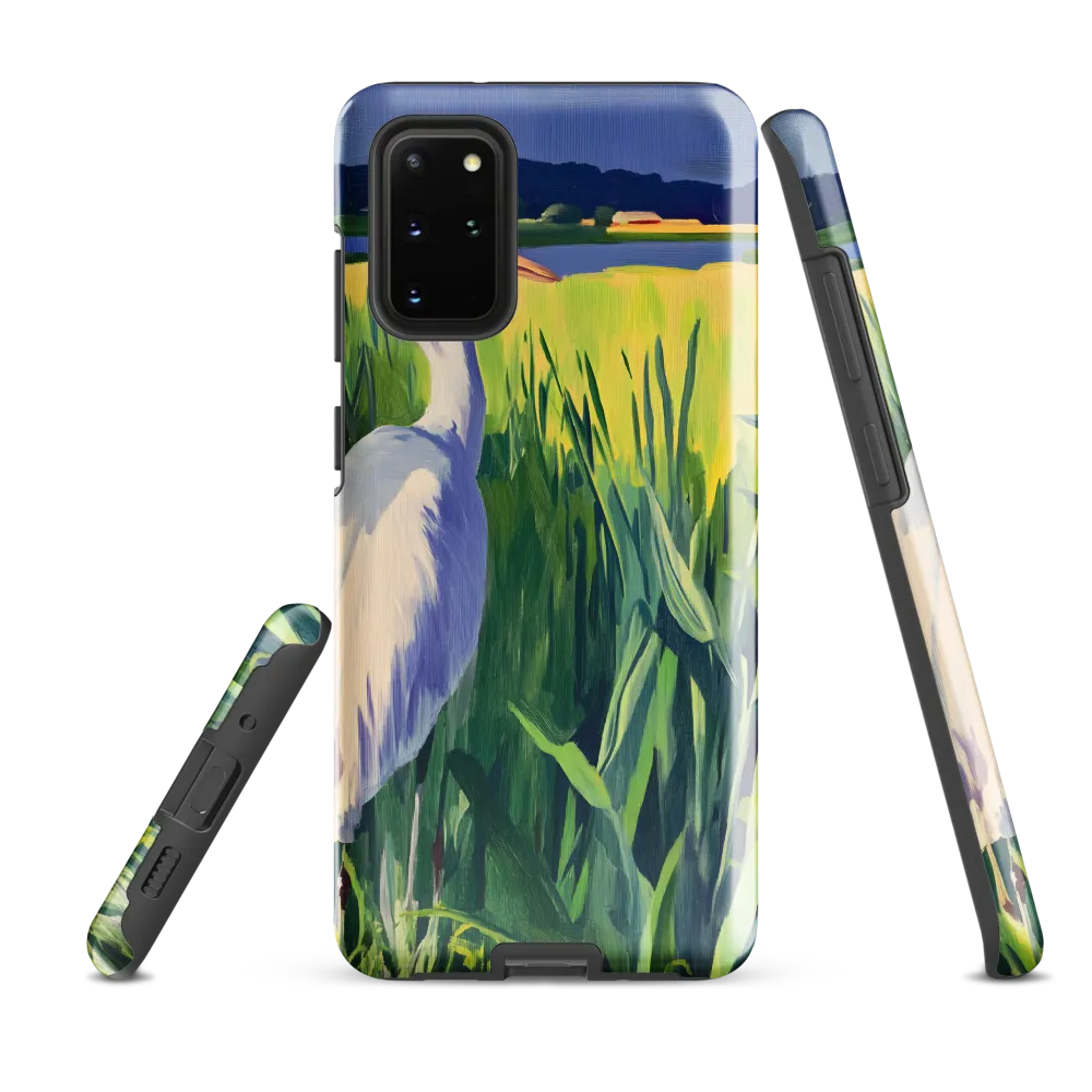 Graceful Presence: The Heron in the Meadow