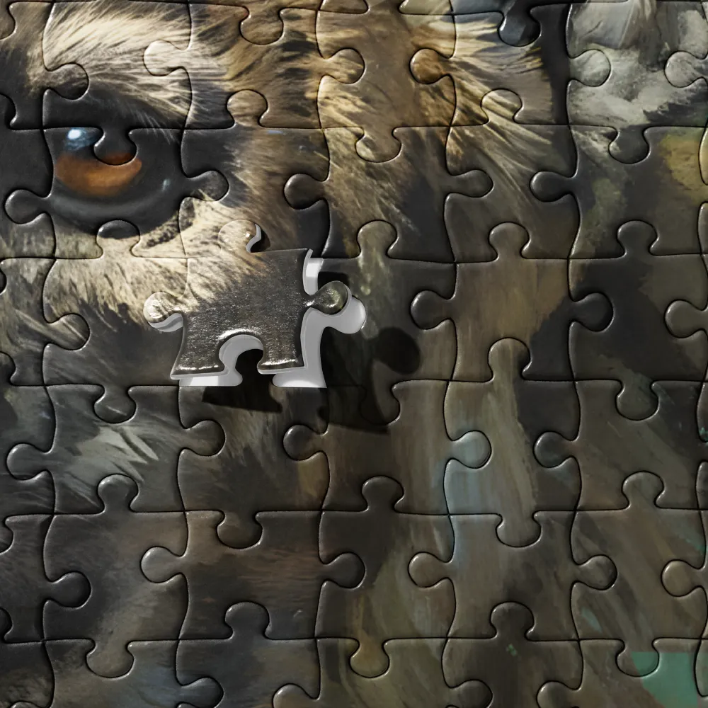Watchful Hyena 
 Jigsaw Puzzle