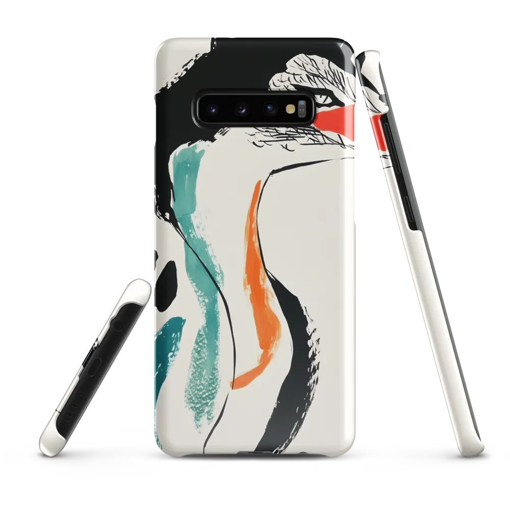 Fox in Bold Lines | Phone Case |  S10 Plus | Snap Case | Glossy