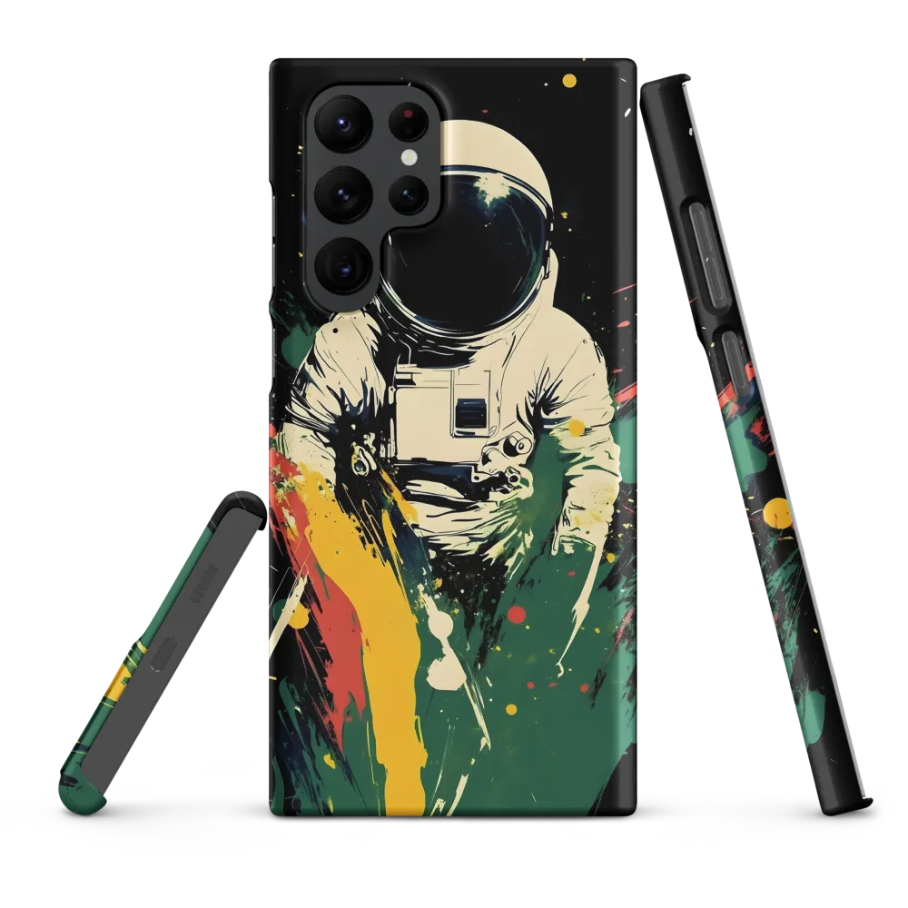 Cosmic Splash: The Astronaut's Journey