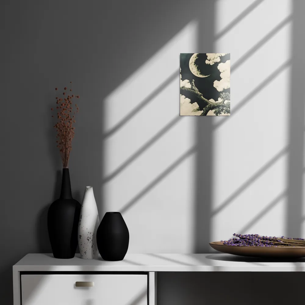 Whispers of the Moon | Metal Print | 8″×10″