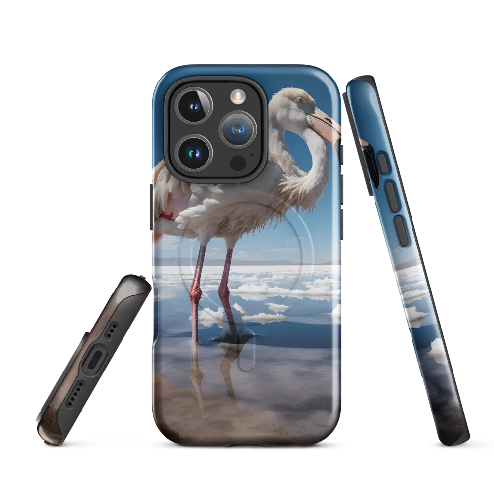 Graceful Solitude of a Flamingo