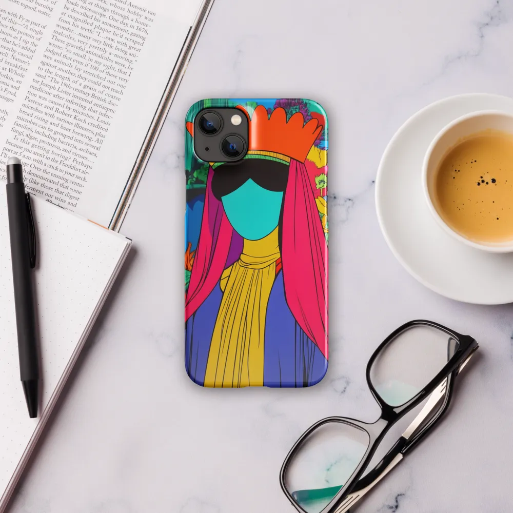 Crowned Surrealism | Phone Case |  14 Plus | Snap Case | Glossy
