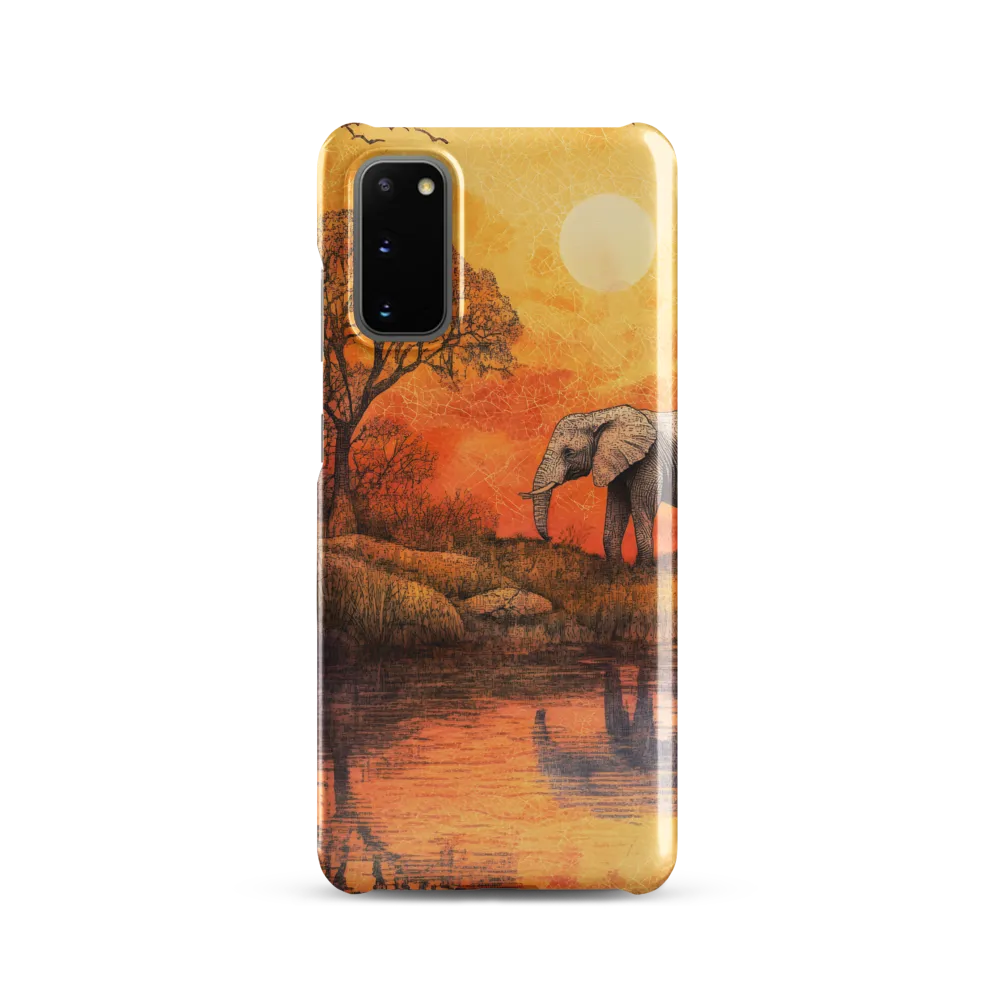 Elephant's Serenity at Dusk