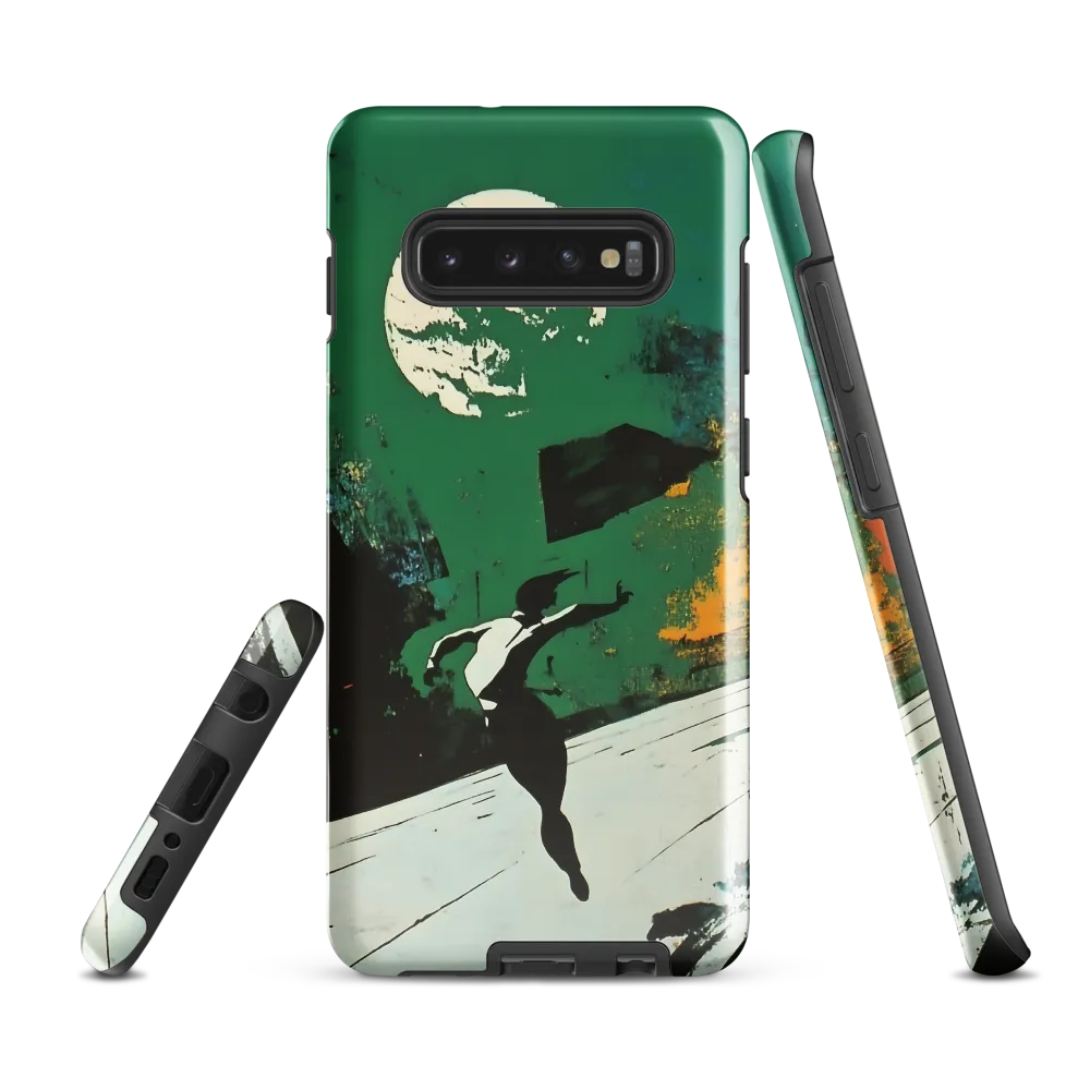 Chasing the Moon | Phone Case |  S10 Plus | Tough Case | Glossy