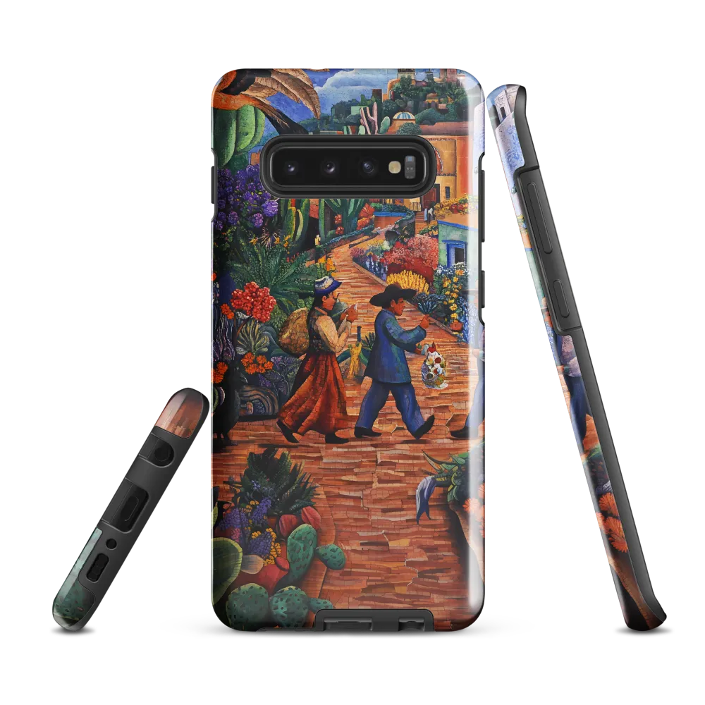 A Mosaic Journey Through Colorful Landscapes | Phone Case |  S10 Plus | Tough Case | Glossy