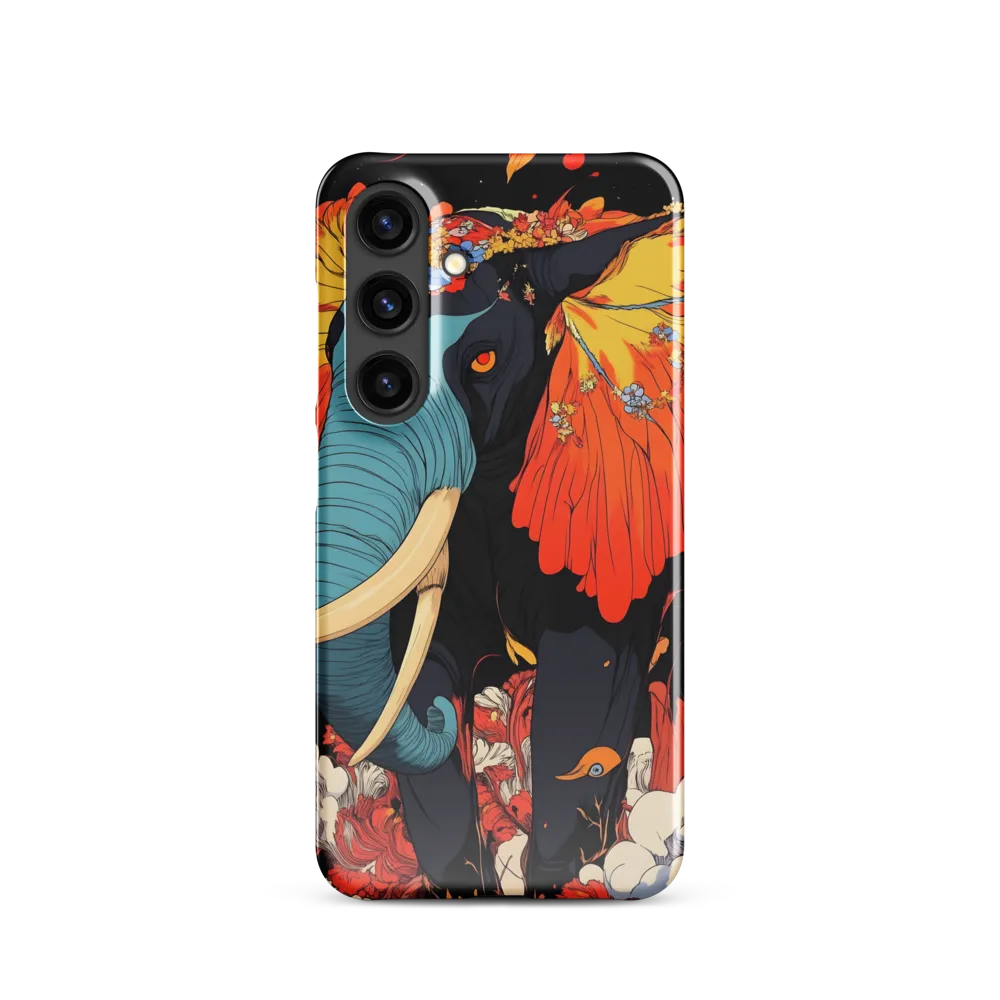 Majesty of the Floral Elephant | Phone Case |  S24 | Snap Case | Glossy