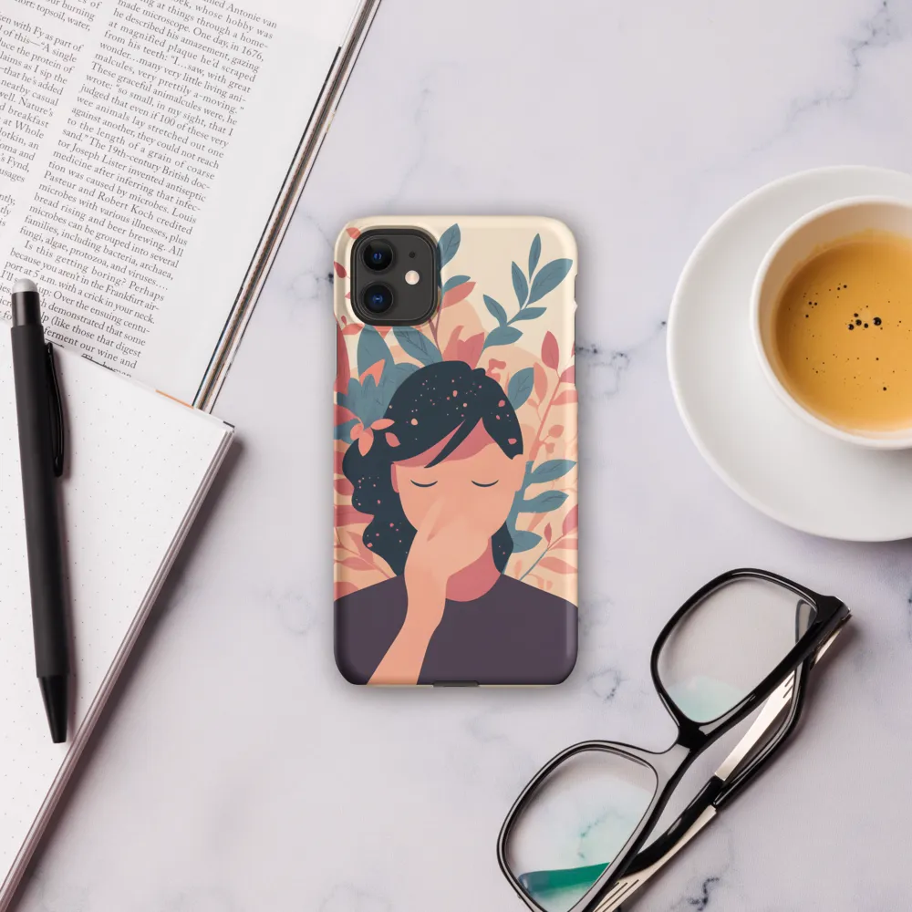 Whispers of Nature: A Serene Contemplation | Phone Case |  11 | Snap Case | Matte