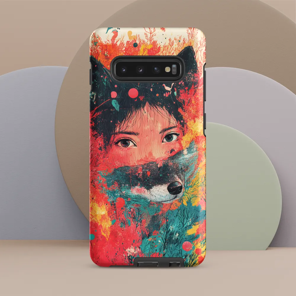 Harmony of Spirit: Girl and Wolf