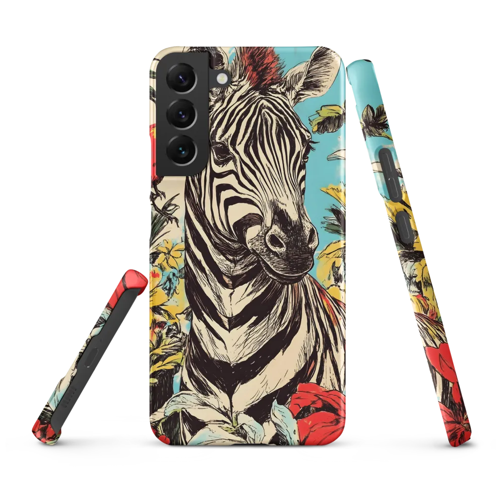 Zebra in Tropical Reverie