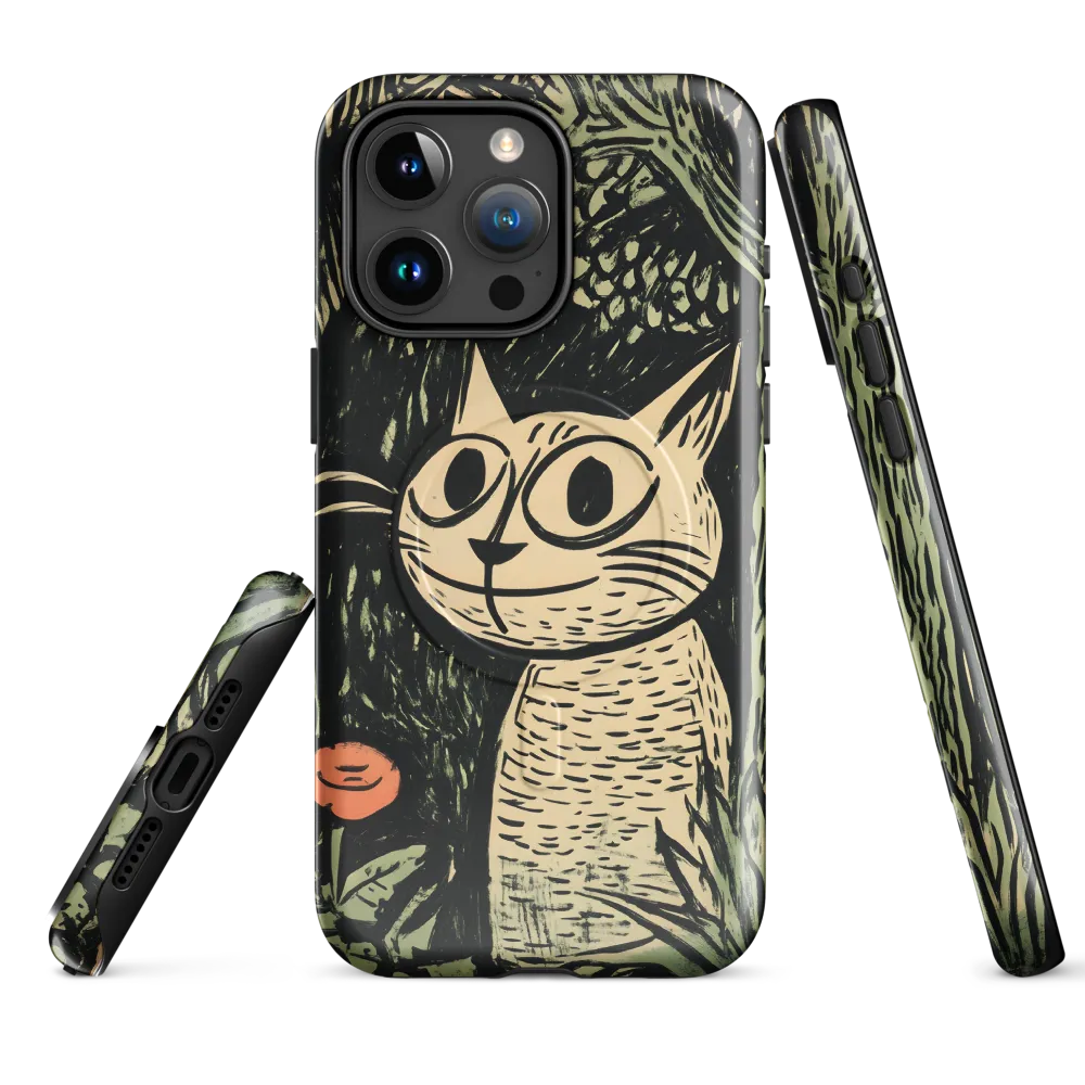 Whimsical Cat in the Forest