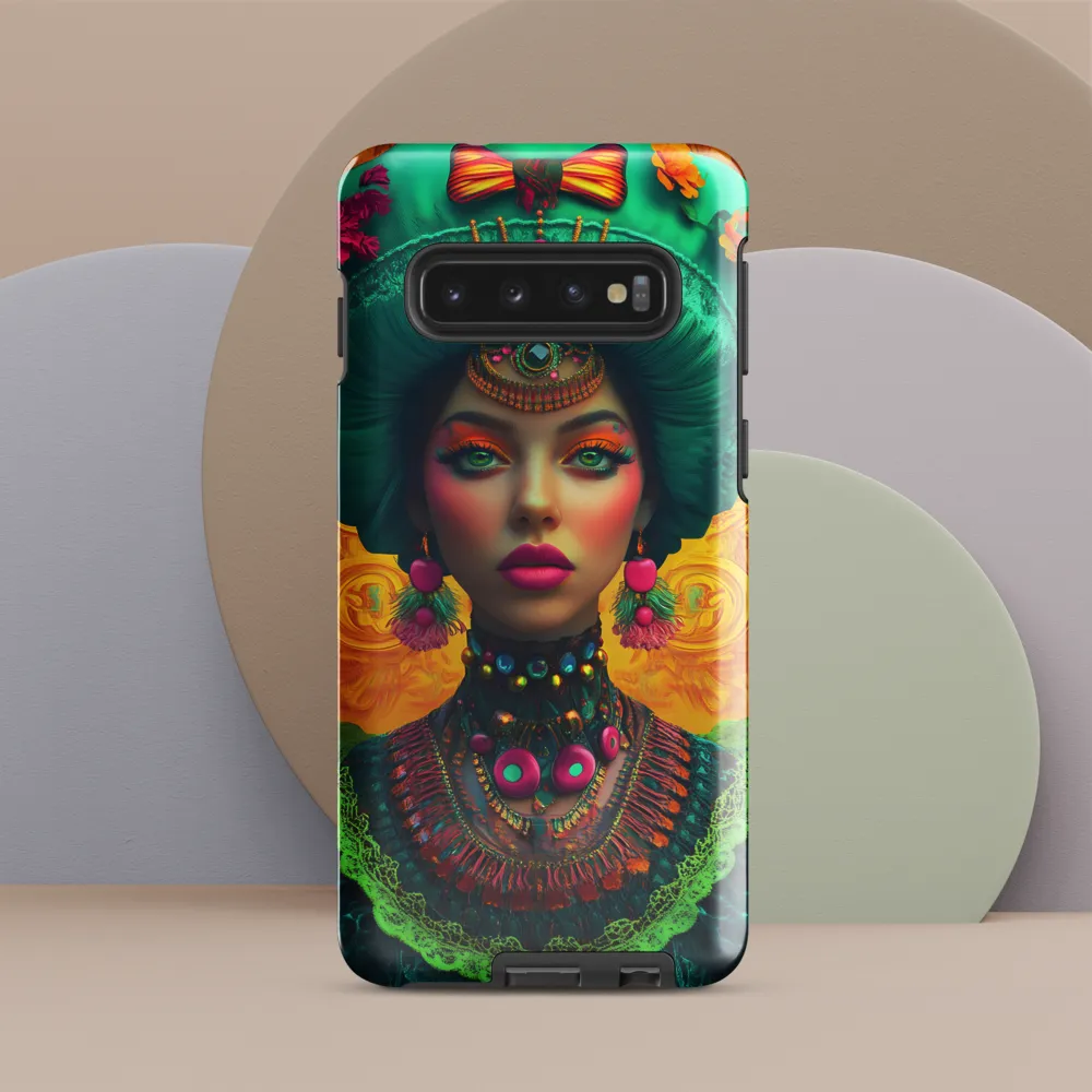 Feminine Elegance in Surreal Splendor