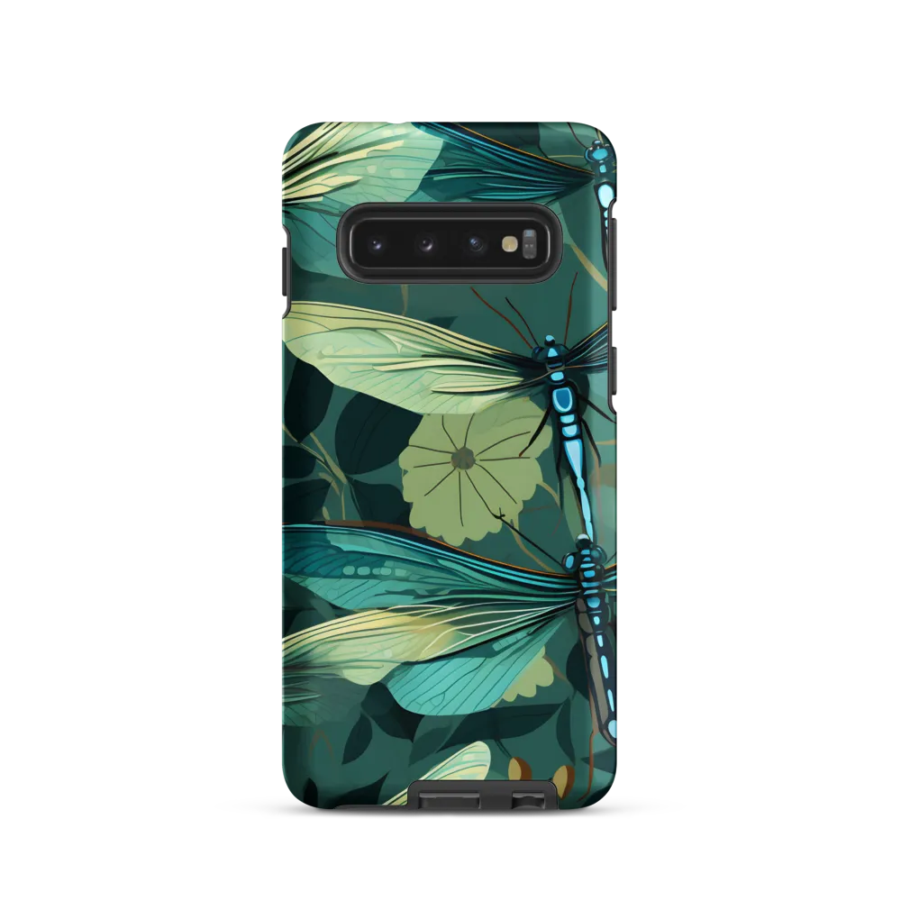 Whispers of Nature: Dragonflies in Harmony | Phone Case |  S10 | Tough Case | Matte